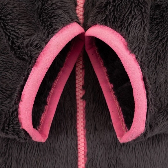 The North Face Fleece Hoodie Jacket Girl's Large Black - Picture 5 of 10